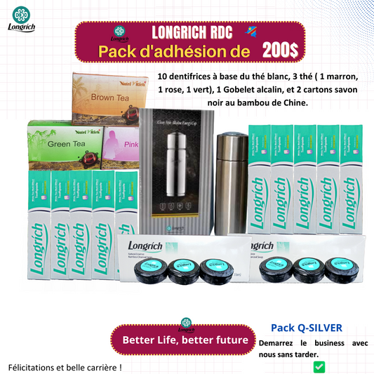 Pack  d'Adhésion Longrich- PACK SLIVER