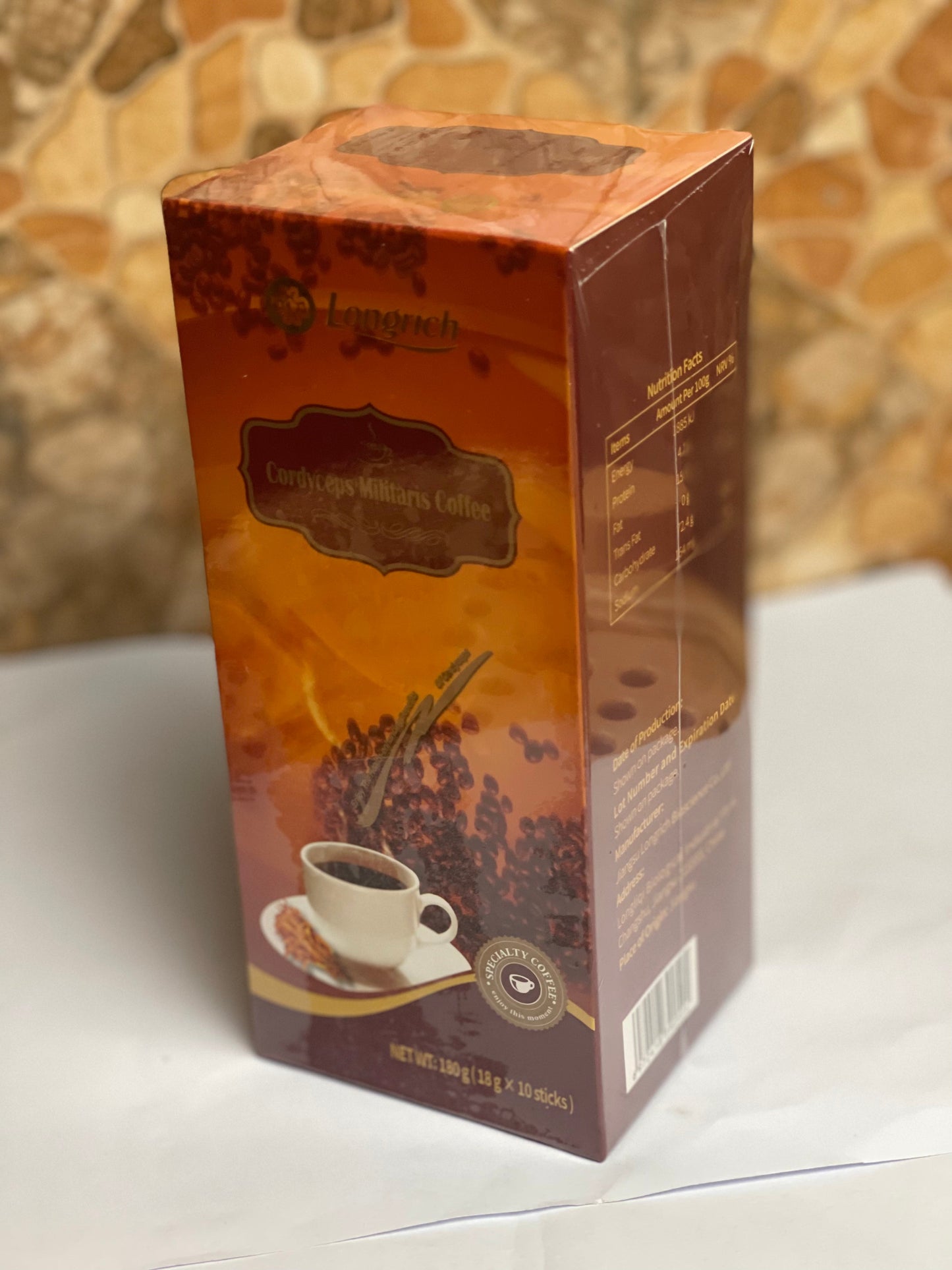 CAFE CORDYCEPS DECAFÉINÉ LONGRICH